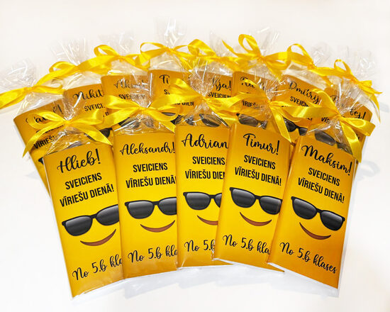 Personalizētas šokolādes tāfelītes