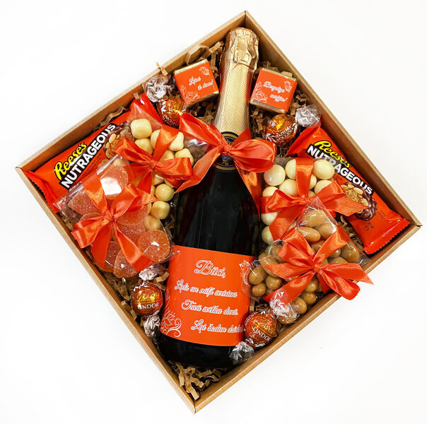 Oranžīga gardumu dāvana 