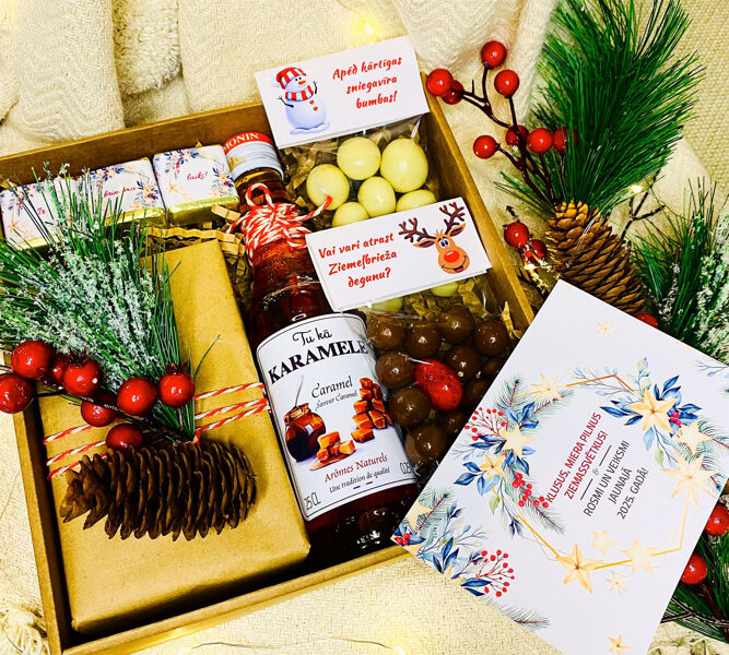 Ziemassvētku dāvana ar kafiju