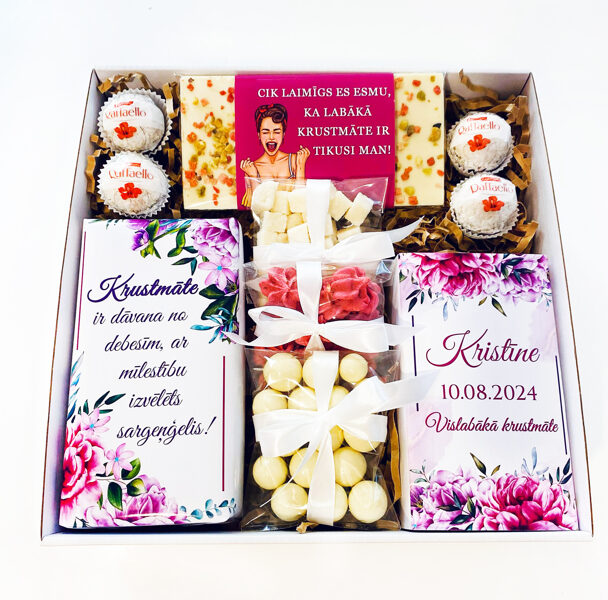 Dāvana krustmātei ar apliecību